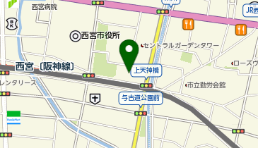 西宮市立総合教育センターの地図画像