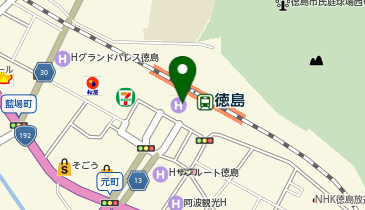 スリムビューティハウス 徳島駅クレメントプラザ店の地図画像