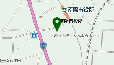 南陽市文化会館の地図画像