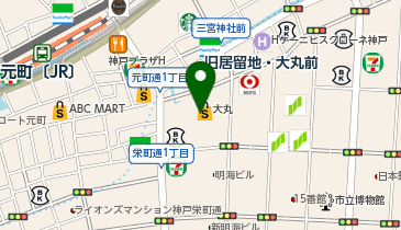 マシュー&クリスピー 大丸神戸店の地図画像
