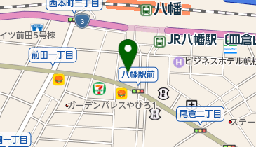 さわらびガーデンモール八幡二番街の地図画像