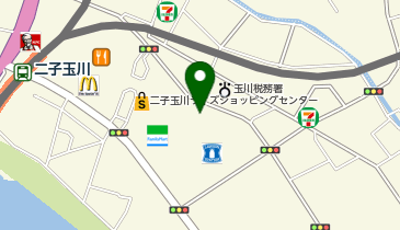 ファミマ!! 二子玉川ライズ・ショッピングセンター店の地図画像