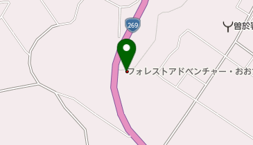 フォレストアドベンチャー・おおすみの地図画像