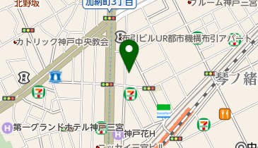 神戸臨床心理オフィス 臨床心理士 内田智章心理療法研究所の地図画像