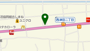 来来亭 松江店の地図画像