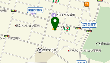 東京メガネ 盛岡カワトク店の地図画像