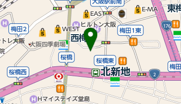 キャリア・ステーション 大阪駅前本校の地図画像