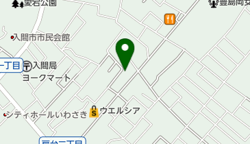 入間ガス ショールームの地図画像