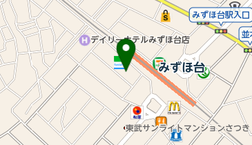 大東ガス プチフラム富士見の地図画像