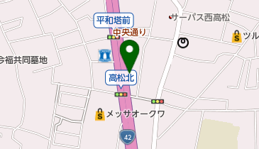 蓮舞 高松スタジオの地図画像