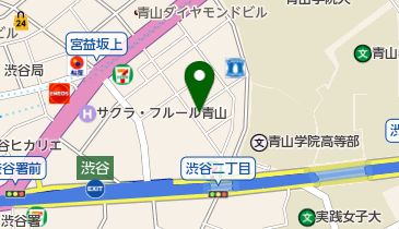 東京渋谷念法寺の地図画像