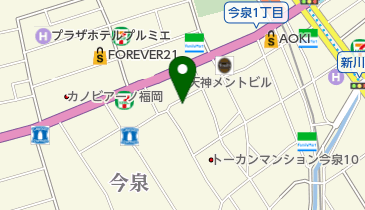 106 サウスインディアン 福岡天神店の地図画像