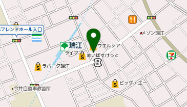 パンダ薬局 瑞江店の地図画像