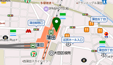 GRANDUO(グランデュオ)蒲田 東館の地図画像