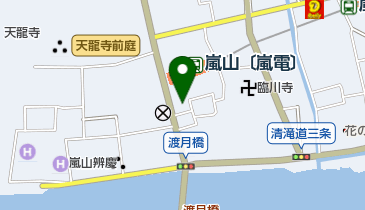 カランコロン京都 嵐山店の地図画像