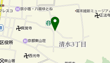 カランコロン京都 清水の地図画像