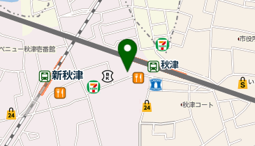 からあげ専門店 天下鳥ます 秋津店の地図画像