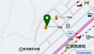 不二家 ベイシア吾妻店の地図画像