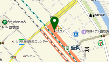 すし清次郎 盛岡駅ビルフェザン店の地図画像