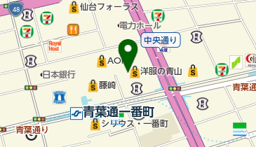 サロン ド ショコラの地図画像