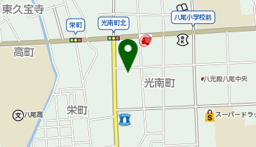 八尾市水道局の地図画像