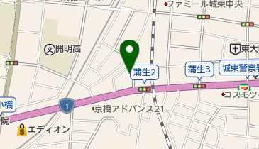 いぬの幼稚園バウバウの地図画像