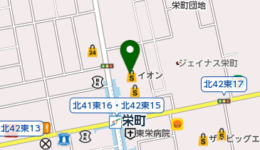 メガネのプリンス 栄町イオン店の地図画像