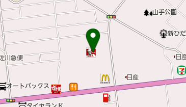 メガネのプリンス 静内イオン店の地図画像