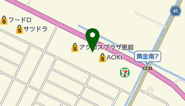 メガネのプリンス 恵庭店の地図画像