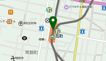 メガネスーパー 瓦町FLAG店の地図画像
