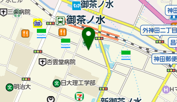 メディカルスキャニング お茶の水の地図画像