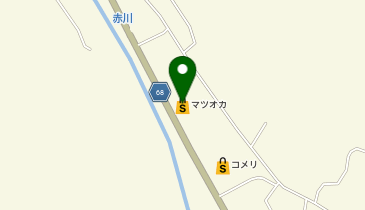 マツオカ 白川店の地図画像