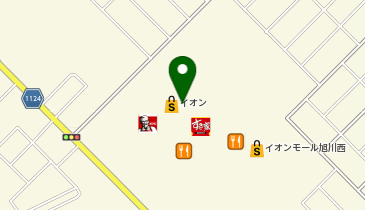 studio CLIP(スタディオクリップ) イオンモール旭川西店の地図画像