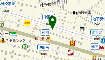 炭火焼肉 滝家の地図画像