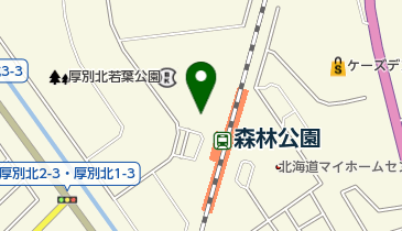 札幌フードセンター 森林公園店の地図画像