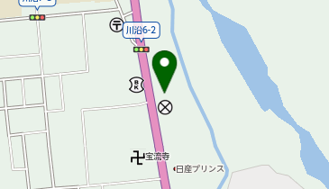 やわらぎ斎場 川沿の地図画像
