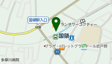 カットファクトリー 国領店の地図画像