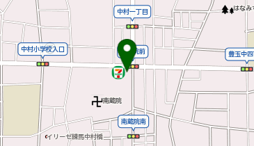 星乃珈琲店 練馬中村店の地図画像