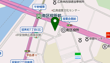 広島県健康福祉センターの地図画像