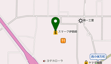 HIDEAWAYS NICOLE(ハイダウェイ ニコル) スマーク伊勢崎店の地図画像