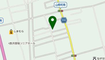 メガネのフランクリン アルプラザ長浜店の地図画像