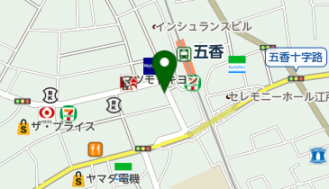 カットファクトリー 五香店の地図画像
