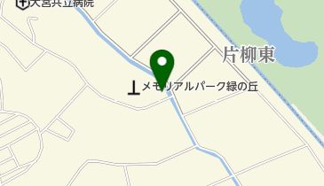 メモリアルパーク緑の丘の地図画像