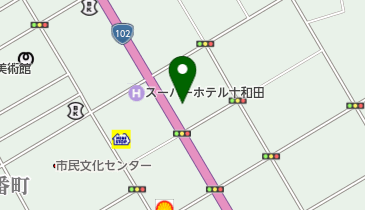 十和田市 市民交流プラザ トワーレの地図画像