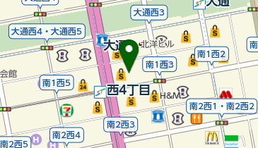 ティファニー 札幌三越店の地図画像