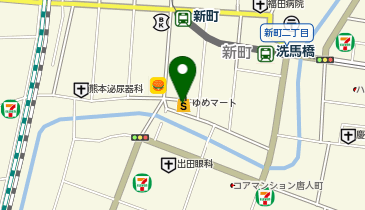 you meマート(ゆめマート)新町の地図画像