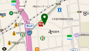 disk union(ディスクユニオン) 大阪店の地図画像
