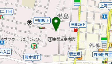 全国家電会館の地図画像