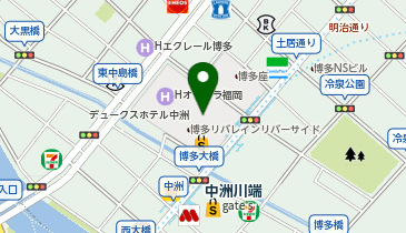 ハカタジャパン 博多リバレインモール店の地図画像