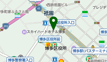 リファレンス 大博多ビル貸会議室の地図画像